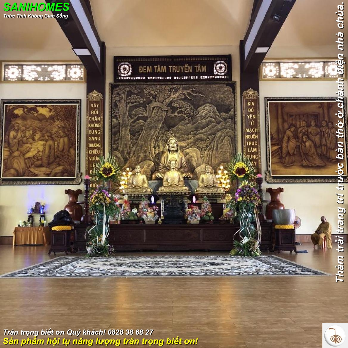 tam tham trai trang tri truoc ban tho to su 4