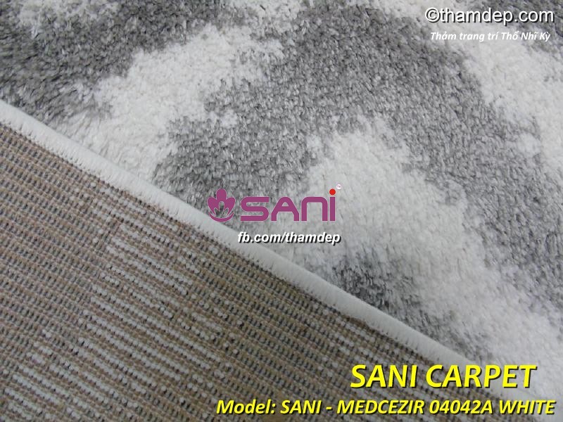 Thảm Thổ Nhĩ Kỳ SANI-Medcezir 04042A White medcezir-04042a-de-white-tham-tho-nhi-ky