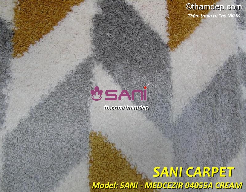 Thảm Thổ Nhĩ Kỳ SANI-Medcezir 04055A CREAM medcezir-04055a-zom-cream-tham-tho-nhi-ky