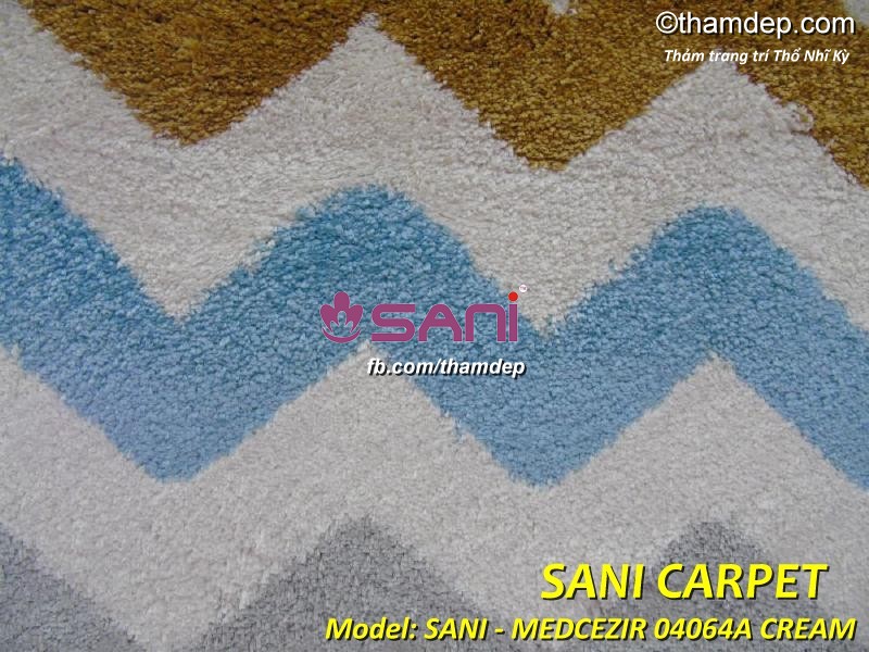 Thảm Thổ Nhĩ Kỳ SANI-Medcezir 04064A CREAM medcezir-04064a-zom-cream-tham-tho-nhi-ky