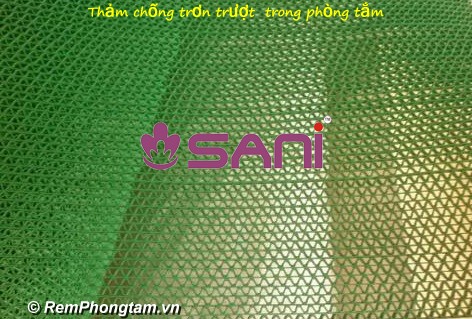 Thảm lưới chống trơn trượt tham-luoi-mau-xanh-la