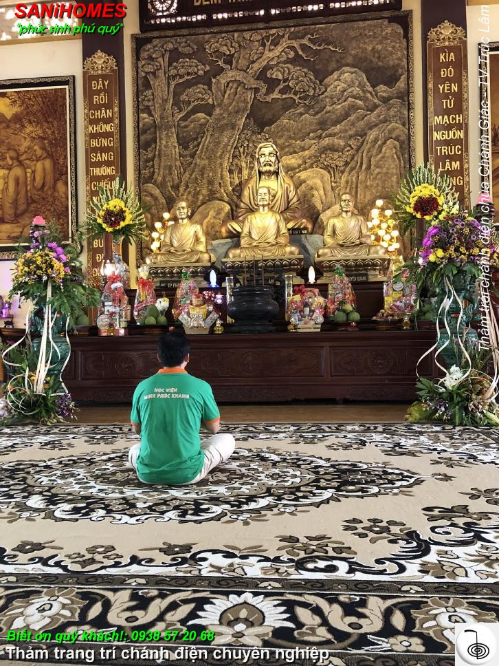 tham trai trang tri chanh dien chuyen nghiep sani 998