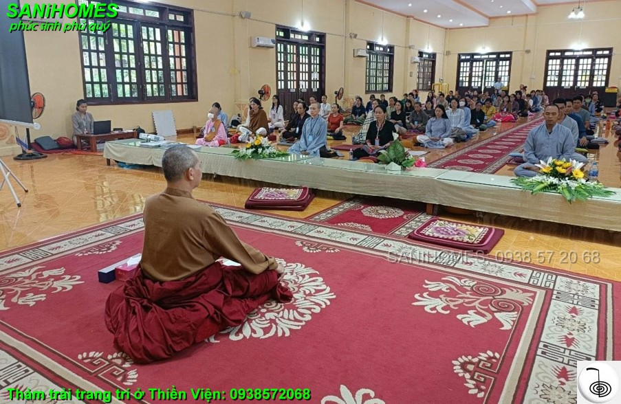 tham trai trang tri thien vien