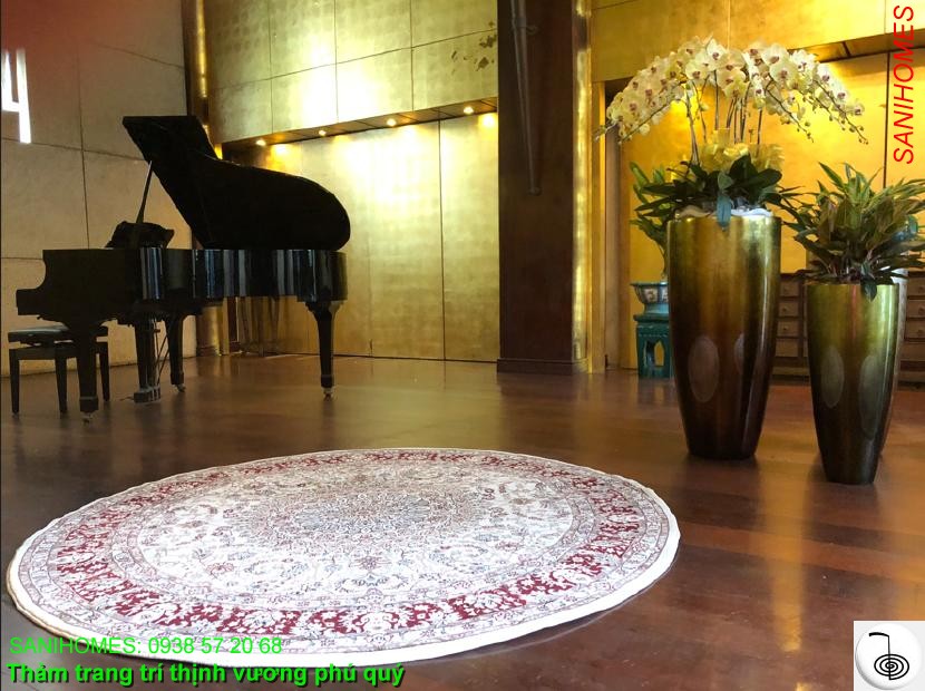 Tấm thảm trang trí làm nên giá trị không gian sống