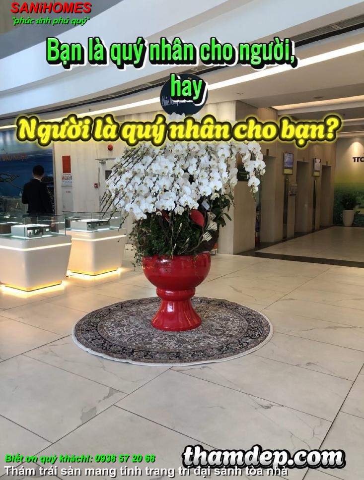 tham tron hoa van trang tri dai sanh